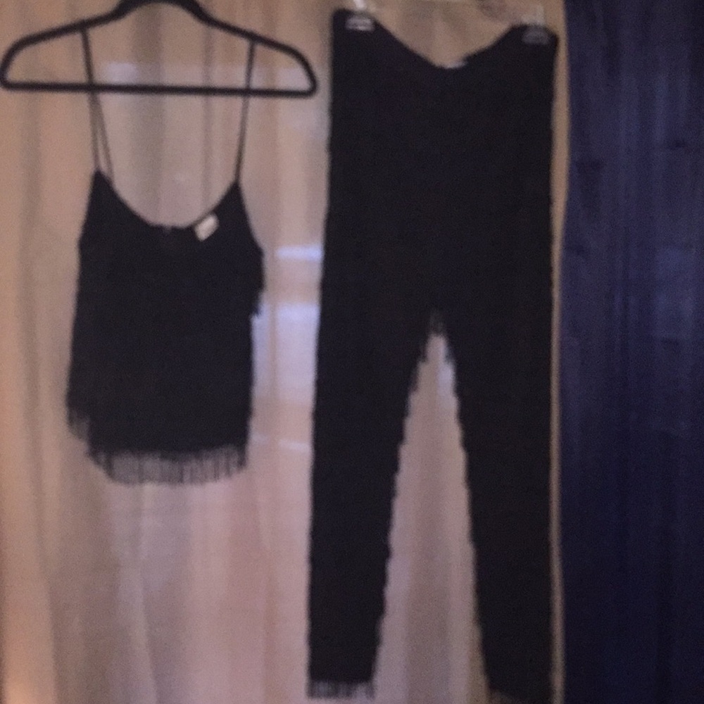 Stunning 2 piece fringed outfit